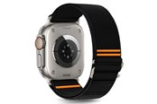 Smartklokke - Tilbehør - Tech-Protect Nylon Slip Strap for Apple Watch 44 / 45 / 46 / 49 mm - Black - 5906302368853