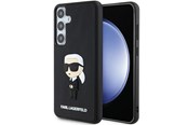 Mobil - Deksel og etui - Karl Lagerfeld 3D Rubber Ikonik case for Samsung Galaxy S24 - black - 3666339241995