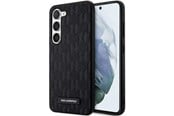 Mobil - Deksel og etui - Karl Lagerfeld Saffiano Mono Metal Logo case for Samsung Galaxy S24 - black - 3666339246969