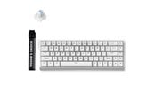 Tastatur - MCHOSE Ace 68 Ice Blue Magnetic Hall Effect Magnetic - Gamingtastatur - Uten numpad - Engelsk (USA) - Hvit - HW-Ace68-15
