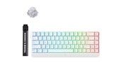 Tastatur - MCHOSE Ace 68 Ice Rhino Magnetic Hall Effect Magnetic - Gamingtastatur - Uten numpad - Engelsk (USA) - Hvit - HW-Ace68-17
