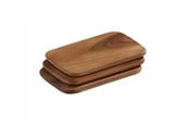 Kjøkkentilbehør - Zassenhaus Frokostbrett 3 stk. akasietre 22x15cm - Z055009
