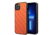 Mobil - Deksel og etui - Karl Lagerfeld Perforated Allover Case for iPhone 13 / 14 / 15 6.1" - Orange - 3666339049577