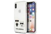 Mobil - Deksel og etui - Karl Lagerfeld Karl & Choupette iPhone Xs Max Case - Transparent - 3666339055059