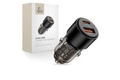 Mobil - Adaptere og ladere - Tech-Protect CC03 95W Car Charger 2-Ports USB-A / USB-C - Black - 5906302361670