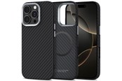 Mobil - Deksel og etui - Tech-Protect Ion Carbon MagSafe Case for iPhone 16 Pro Max - Black and Gray - 5906302363315