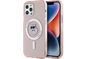 Mobil - Deksel og etui - Karl Lagerfeld IML Choupette MagSafe case for iPhone 12/12 Pro - pink - 3666339283193