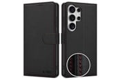 Mobil - Deksel og etui - Tech-Protect Wallet Case for Samsung Galaxy S26 Ultra - Black & Red - 5906302390410