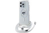 Mobil - Deksel og etui - Karl Lagerfeld IML Choupette Head & Cord MagSafe case for iPhone 14 Pro - transparent - 3666339287108