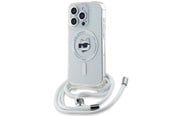 Mobil - Deksel og etui - Karl Lagerfeld IML Choupette Head & Cord MagSafe case for iPhone 14 Pro Max - transparent - 3666339287115