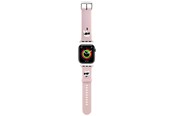 Smartklokke - Tilbehør - Karl Lagerfeld 3D Rubber Karl&Choupette Heads strap for Apple Watch 42/44/45/49mm - pink - 3666339259273