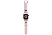 Smartklokke - Tilbehør - Karl Lagerfeld 3D Rubber Karl&Choupette Heads strap for Apple Watch 38/40/41mm - pink - 3666339259266