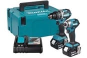 Verktøy - Makita DLX2575TJ CORDLESS COMBO KIT 2X5AH 18V - DLX2575TJ