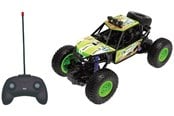 Fjernstyrt - RC Beast Rock Climbing Truck Green 1:24 27 MHz Pla - 24034B