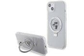 Mobil - Deksel og etui - Karl Lagerfeld KLHMP15MHMRSKCH iPhone 15 Plus / 14 Plus 6.7" white/white hardcase Ring Stand Karl&Choupette MagSafe - 3666339168889