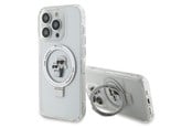 Mobil - Deksel og etui - Karl Lagerfeld KLHMP15XHMRSKCH iPhone 15 Pro Max 6.7" white/white hardcase Ring Stand Karl&Choupette MagSafe - 3666339168902