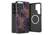 Mobil - Deksel og etui - Tech-Protect Lamano MagSafe Case for Samsung Galaxy S26 Ultra - Brown and Purple - 5906302390700