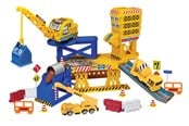 Leketøysbil - Junior Driver Construction Play Set 40pcs with 2 c - 507218