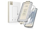 Mobil - Beskyttelsesglass - Tech-Protect Quick Set+ 2-Pack Tempered Glass for Samsung Galaxy S26+ - Black - 5906302390809