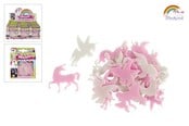 Figurer - Pocket Money Glow In The Dark Unicorn's 24 pcs CDU - 621247
