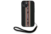 Mobil - Deksel og etui - Karl Lagerfeld Saffiano Athleisure Stripes Cord iPhone 15 Case - Red - 3666339254605