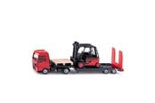 Leketøysbil - SIKU Siku MAN lastebil med Linde gaffeltruck - 1763