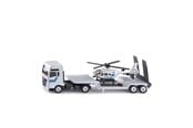 Leketøysbil - SIKU 1:87 MAN Truck With Police Helicopter - 1759