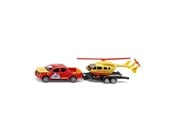 Leketøysbil - SIKU 1:50 Nissan Navara With Helicopter - 2570