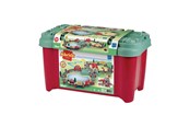 Byggesett - Abrick Ecoiffier Train Track Construction Set - Station and Accessories - 140 pcs. - 1348