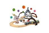 Treleker - Bigjigs Wooden Space Train Set - 40 pcs. - BJT614