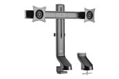 Skjermholder - Tripp Lite Eaton Series Dual-Display Monitor Arm with Desk Clamp and Grommet - Height Adjustable 17" to 27" Monitors - DDR1727DC