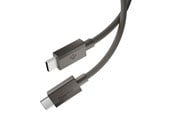 USB - Spigen Essential USB-C to USB-C 60W Fabric Cable - 1.5m - Gunmetal - ACA10418
