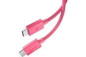 USB - Spigen Essential USB-C to USB-C 60W Cable - 100cm - Pink - ACA10414