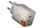 Mobil - Adaptere og ladere - Spigen Essential 47W Wall Charger | 2x USB-C | Natural Titanium - ACH10451