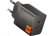 Mobil - Adaptere og ladere - Spigen Essential 47W Wall Charger | 2x USB-C | Gunmetal - ACH10450