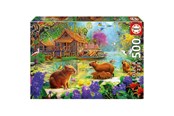 Puslespill - Educa 500 Capybara Village - 20547