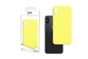 Mobil - Deksel og etui - 3mk Matt Case for iPhone X / XS - Yellow - 5903108327121
