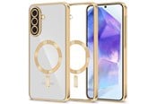 Mobil - Deksel og etui - Tech-Protect MagFlex MagSafe Case for Samsung Galaxy A57 5G - Clear Gold - 5906302392087