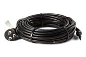 Kabler og ledninger - HEATCOM FrostSafe 13W/m varmekabel med termostat og jordet støpsel, 38 meter - 43100380