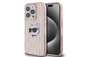 Mobil - Deksel og etui - Karl Lagerfeld IML Choupette Head & Monogram case for iPhone 13 Pro / 13 - pink - 3666339286088