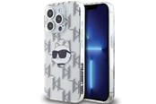 Mobil - Deksel og etui - Karl Lagerfeld IML Choupette Head & Monogram case for iPhone 15 Pro Max - transparent - 3666339286316