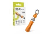 USB - Mobile Origin CB17 240W 40Gbps 8K USB-C Keychain Cable - Orange - MO-UK-CB17-ORG