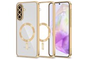 Mobil - Deksel og etui - Tech-Protect MagFlex MagSafe Case for Samsung Galaxy A37 5G - Clear Gold - 5906302392339