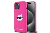 Mobil - Deksel og etui - Karl Lagerfeld Silicone Choupette Head MagSafe Case for iPhone 15 Plus / 14 Plus - Pink - 3666339257415