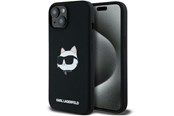 Mobil - Deksel og etui - Karl Lagerfeld Silicone Choupette Head MagSafe Case for iPhone 15 Plus / 14 Plus - Black - 3666339257279