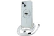 Mobil - Deksel og etui - Karl Lagerfeld Crossbody IML Karl Head MagSafe case for iPhone 15 / 14 / 13 - transparent - 3666339286989