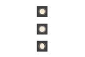 Lamper - Philips Peridot Rec Kit Sq Aj 7W BL 3pk - 929004669601