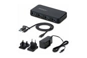 USB-hub - StarTech.com Startech - hub - 4 ports USB-hub - USB 3.2 - 4 porter - Svart - ST4300USB3V2-UE