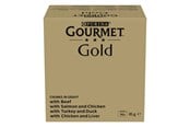 Katt - PURINA NESTLE GOURMET GOLD Pieces in sauce Mix of 4 flavors - wet cat food - 96x85g - 7613038543154
