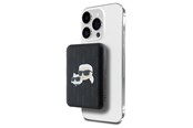 Nødlader - Karl Lagerfeld Powerbank inductive KLPB5FPGKSKCHK 16W 5000mAh black/black Karl&Choupette Head Pin MagSafe - 5000 mAh - 3666339283919